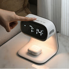 Multifunctional Electronic Alarm and Wireless Charger Clock