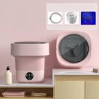 Portable Mini Foldable Washing Machine With Spinning Dry Gadgets
