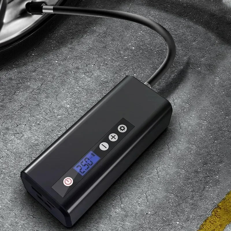 Portable Tire Inflator, Air Injector 4000mAh For Car Motorcycle Bicycle Tires Balls