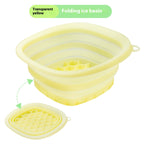 Silicone Folding Ice Tray Ice Facial Care Ice-bath Wash Basin