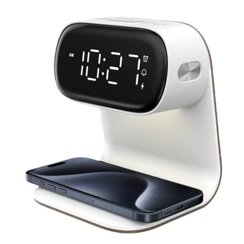 Multifunctional Electronic Alarm and Wireless Charger Clock