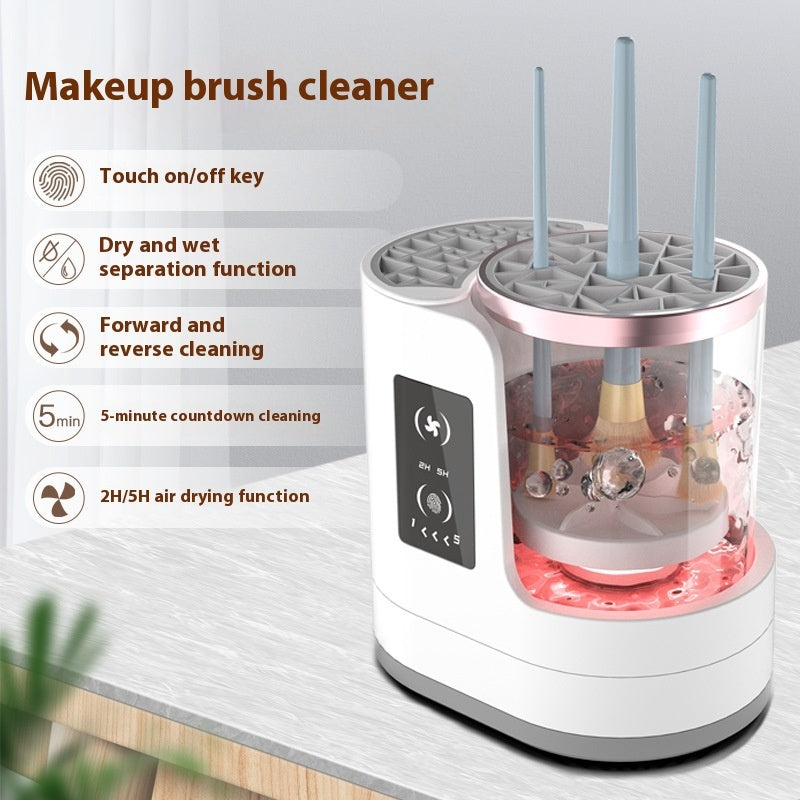 Electric Makeup Brush Cleaner & Dryer – Deep Clean in Seconds
